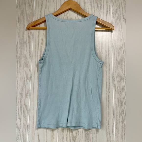 J Crew Fine Rib Scoopneck Tank Top Size S EUC - Picture 3 of 3